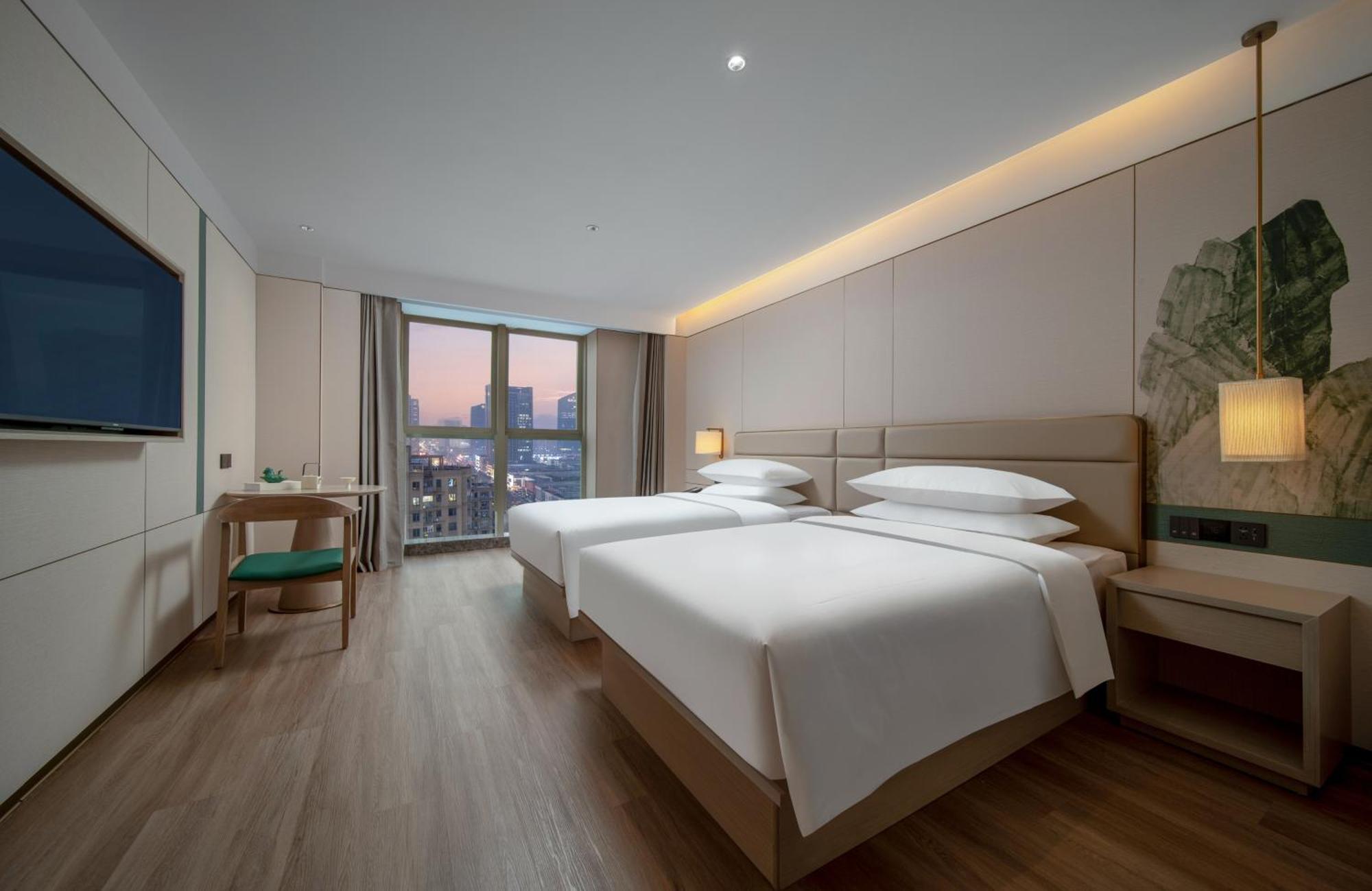 Manju Hotel Shaoxing Keqiao Wanda Exteriör bild